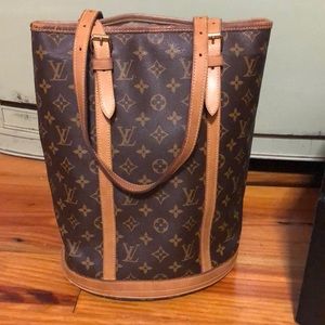 Louis Vuitton Vintage Tall Bucket Bag